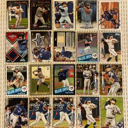 Toronto Blue Jays 40 Card Baseball Lot! Rookies, Prospects, Refractors, Prizms, Autographs, Memorabilia, Short Prints, Variations & More!