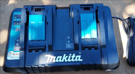 ➿️ Makita18V Lithium-Ion Dual Port Rapid Optimum Charger, New, Missing Box👈 #DC18
