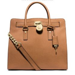 Authentic Michael Kors Hamilton Large Saffiano Leather Tote Bag