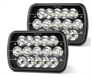 2 pc LED 7x6 Premium Headlight Conversions Black H6014/H6052/H6054 5x7 7x6 replacement