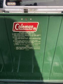 1979 Coleman Camping Stove In Very Good Condition 