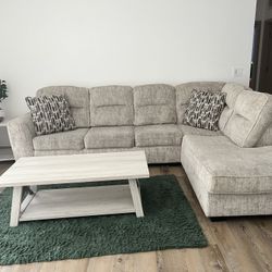 Light Beige Sectional