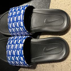 Nike Slides Blue Sz. 8