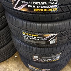 275/45/20 Blackhawk Tires 🛞 