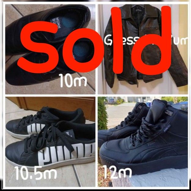 Men Shoes Each $10 Cada Uno Puma