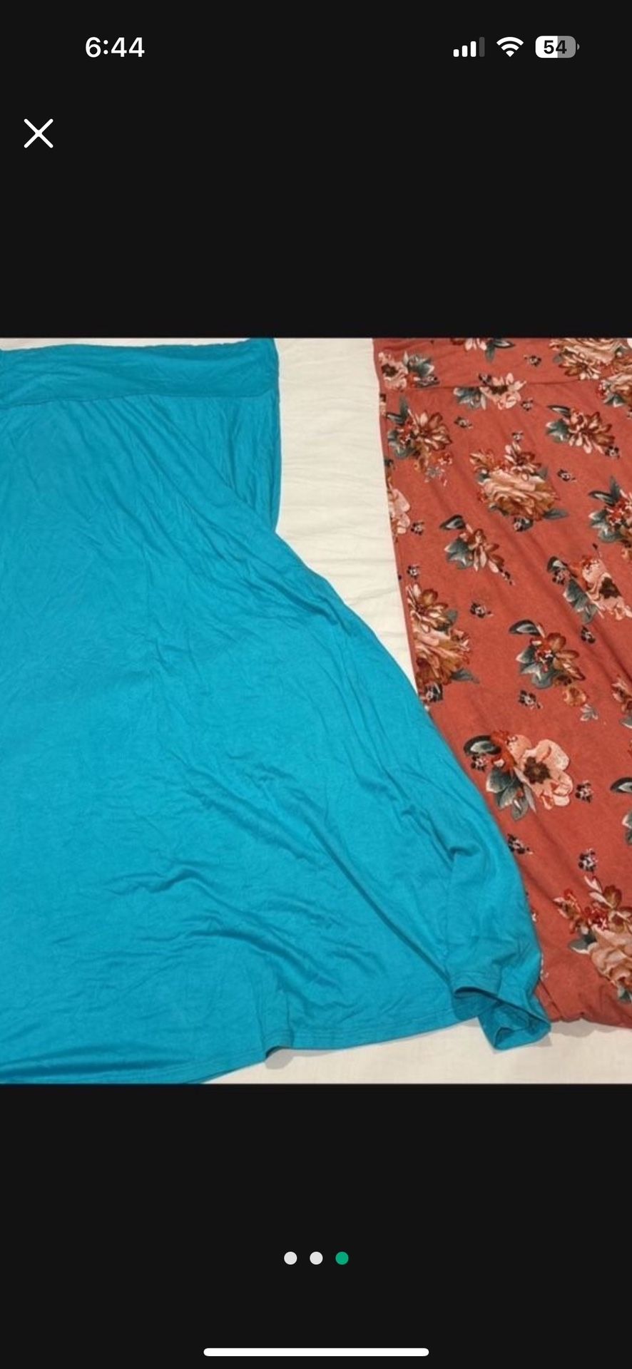 Two Women Long Skirts Midum Together Only