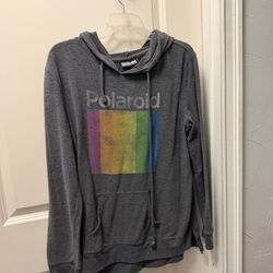 Grey XL Polaroid sweatshirt