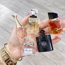 12 Mini Designer Perfumes Set | Dior Gucci Chanel YSL Versace Prada | Luxury Travel Size Fragrance 