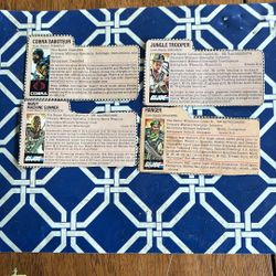 GI Joe File Cards From Early 1980s