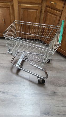 Child Size Metal Shopping Cart