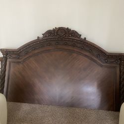 Wood King Size Bed