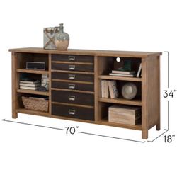 Martin Furniture Heritage Credenza (Real Wood)