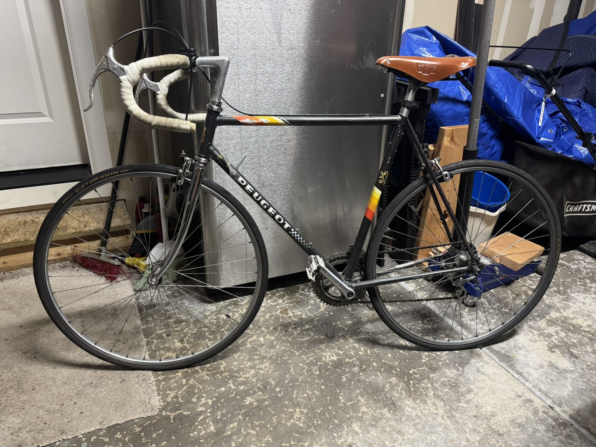 Vintage Peugeot Road Bike