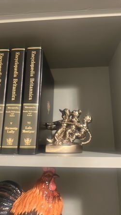 Vintage Tug a war children Brass bookends