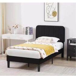 New twin size Bed frame in the box below retail price. Retails for $200 selling for $145. 