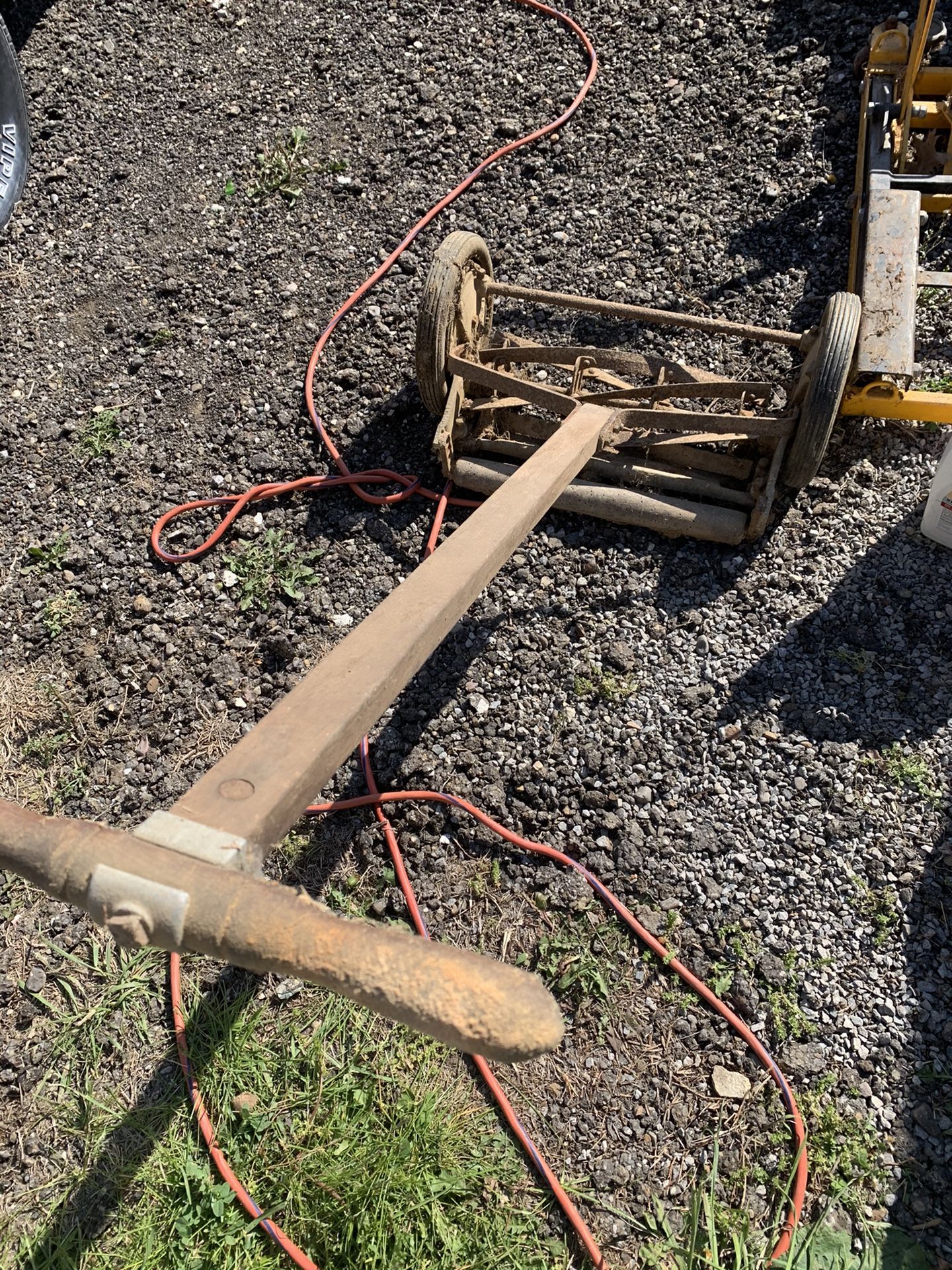Old Reel Mower Make Offer
