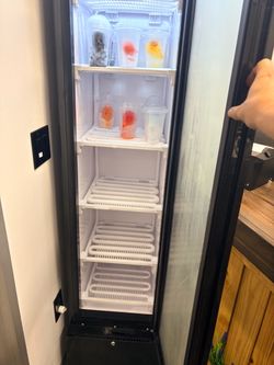 Slim Glass Door Display Freezer