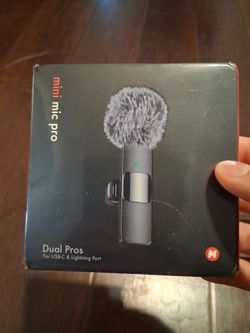 Mini Mic Pro Dual Pros Wireless Lavalier Microphone