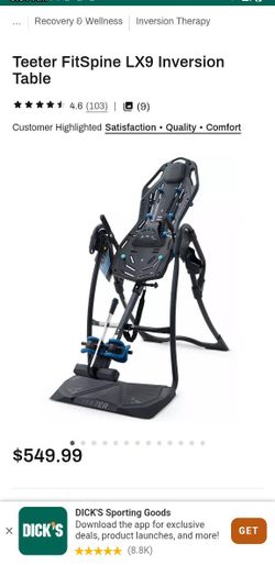 Teeter Inversion Table