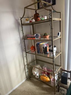 Gold Bookshelf
