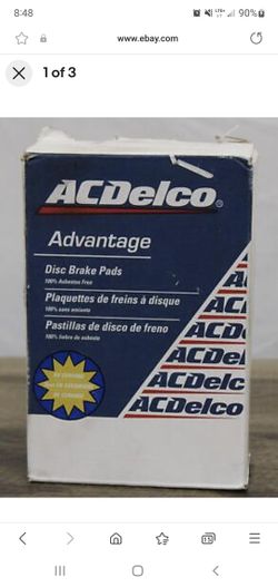 NEW ACDelco Advantage 14D1082CH Ceramic Rear Disc Brake Pad Set Asbestos-Free

