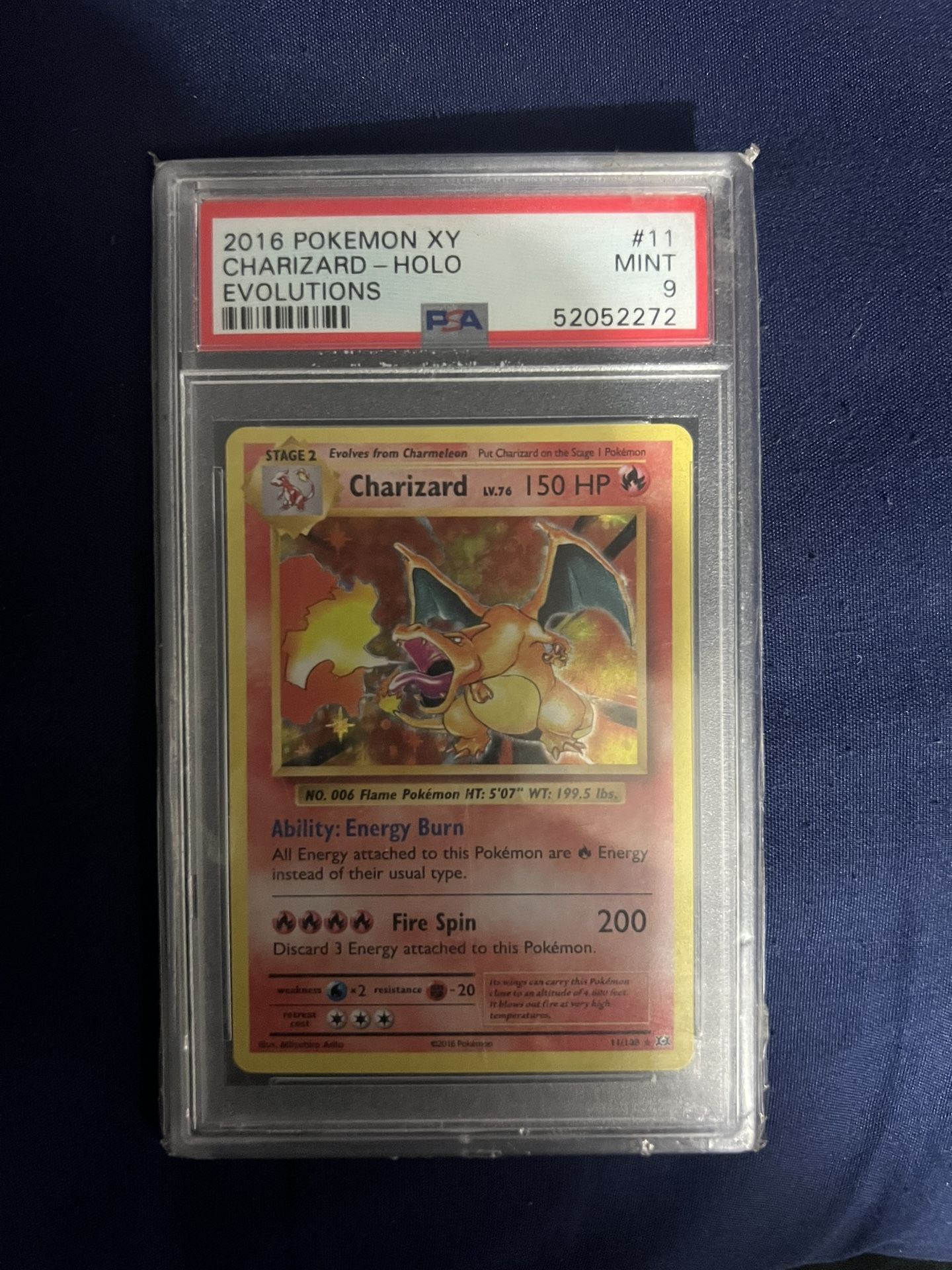 2016 POKEMON XY EVOLUTIONS #11 CHARIZARD-HOLO EVOLUTIONS $120