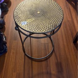 Golden Side Table