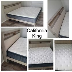 California King Brd Frame/ Mattress