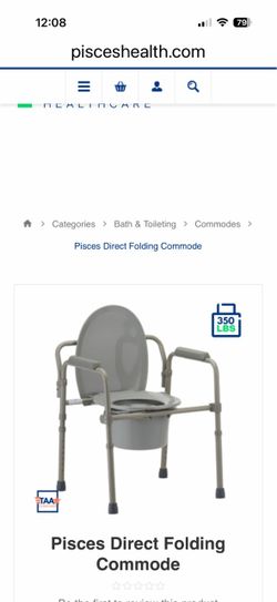Folding Commode