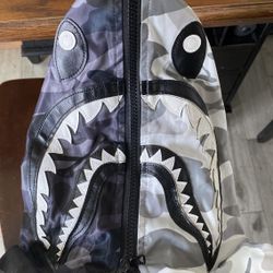 BAPE X NEIGHBORHOOD SPLIT CAMO SHARK HOODIE ✅AUTHENTIC ✅