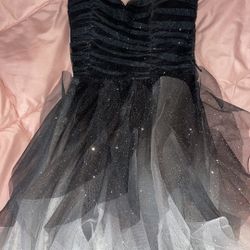 Black And White Homecoming Dress 