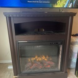 Fireplace TV Stand (Used and Working) Heater