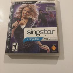 Sing Star And Sing Store Vol 2 PS3