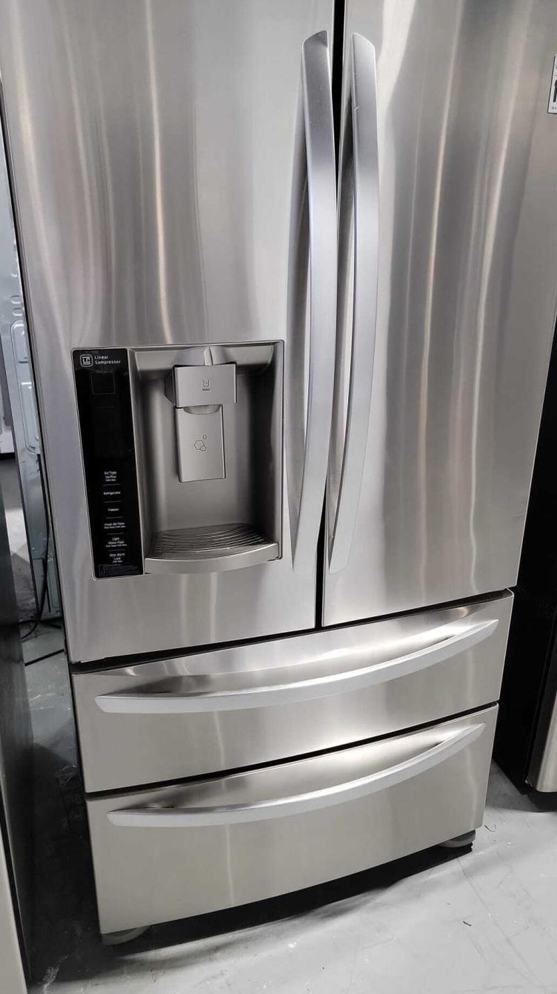LG 4 Door Stainless Steel Refrigerator Fridge