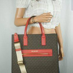 MICHAEL KORS KENLY LARGTE TOTE SHOULDER BAG SATCHEL