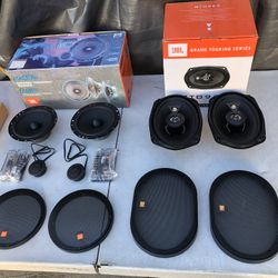 JBL 6-1/2 Speakers With Crossovers & Tweeters Component System