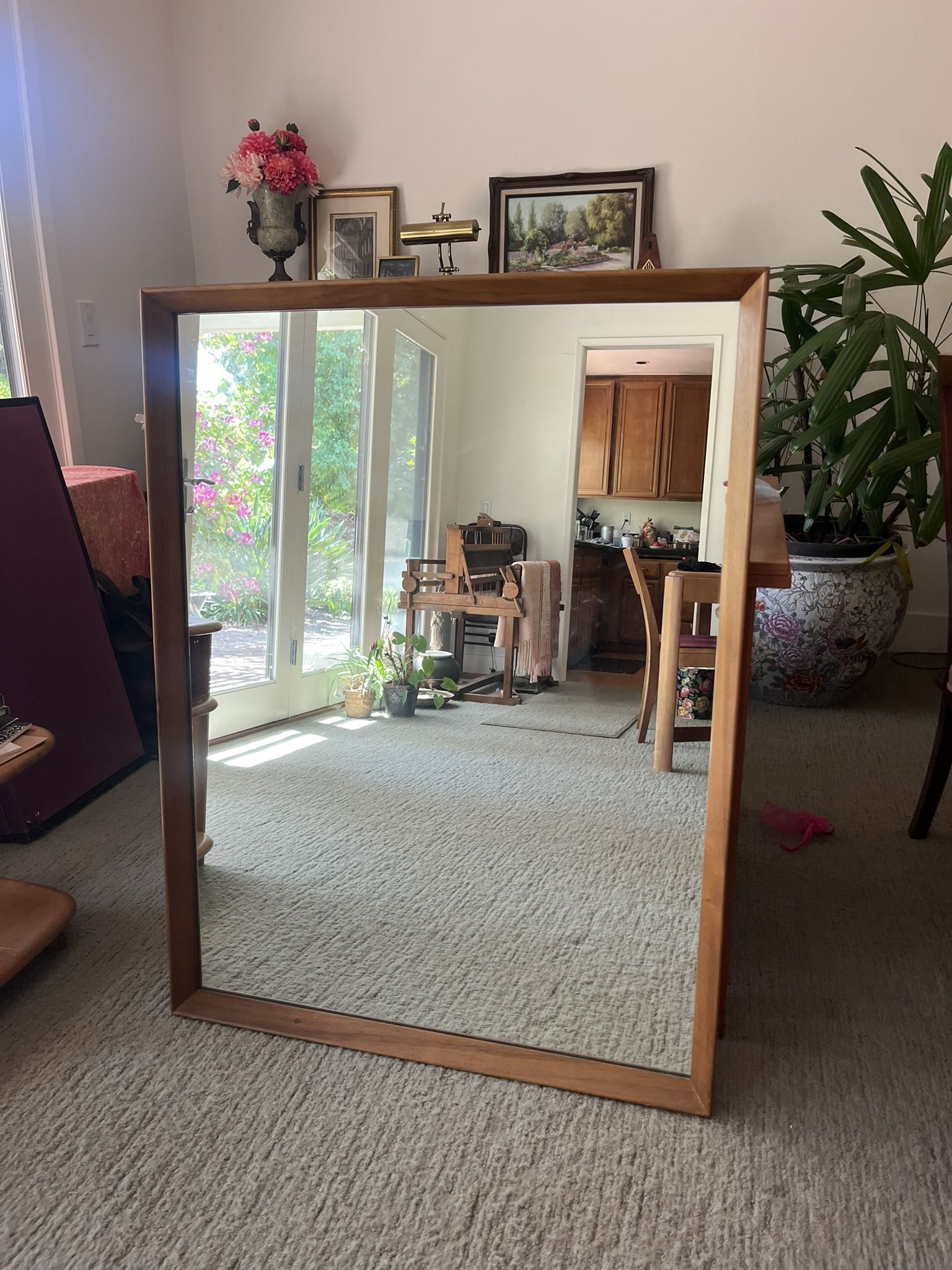 Walnut MCM Mirror