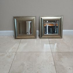 Set Of Small Elegant Mirrors 