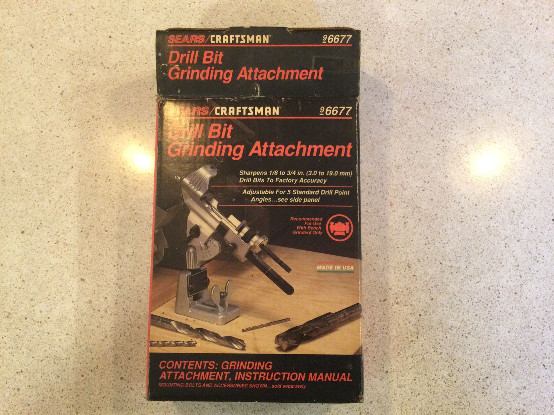 *REDUCED* Craftsman Drill Bit Grinding Attachment