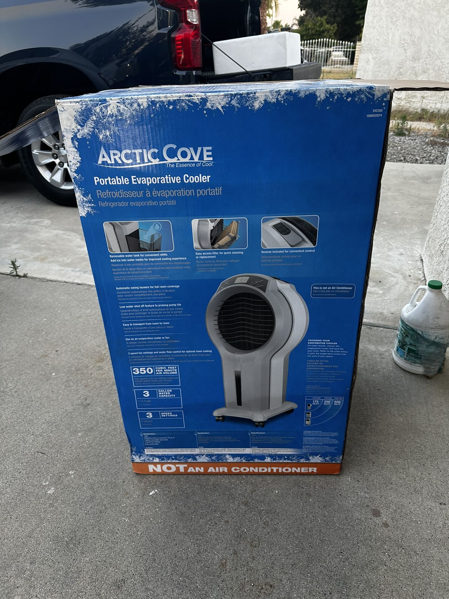 Portable Evaporative Cooler Arctic Cove Portable Air Conditioner