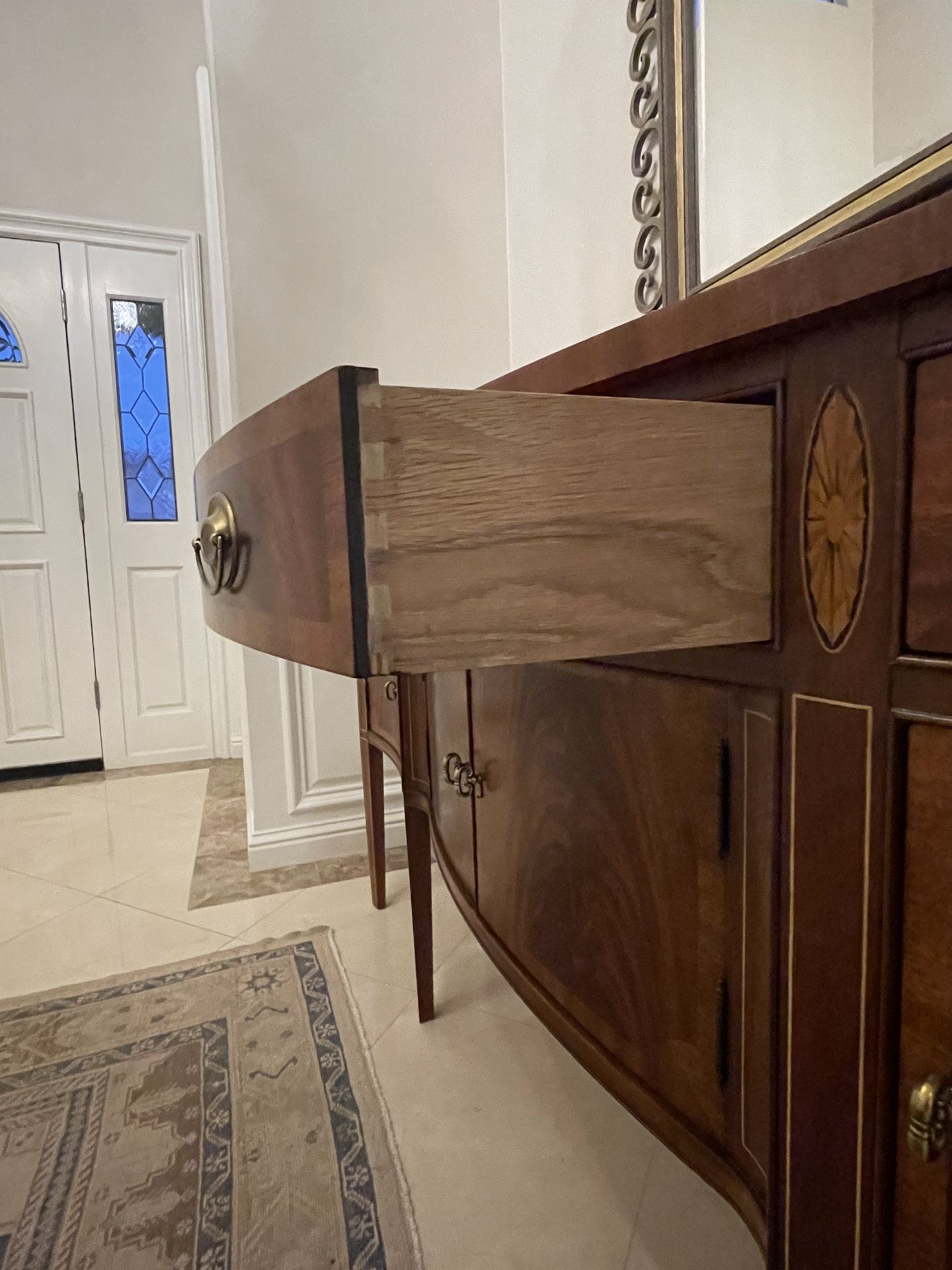 20th Century Hickory Chair Mahogany Sideboard (Open To Offers)