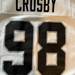 Men's Las Vegas Raiders Maxx Crosby Nike White Game Jersey 