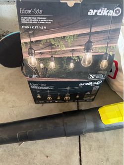 Poles and solar lights