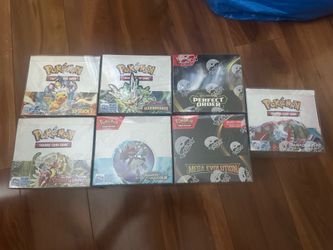 Pokemon TCG Booster Box LOT!!! BRAND NEW SEALED! WITH TOP LOADER PROTECTOR!