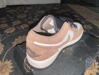 Air Jordan 1 Low Tan Suede Sneaker