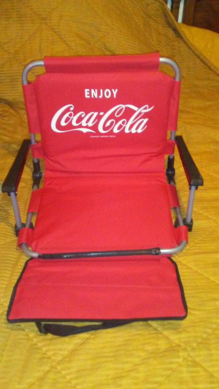 Coca cola bleacher carrier seat