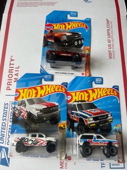 Hotwheels lifted Chevy bundle