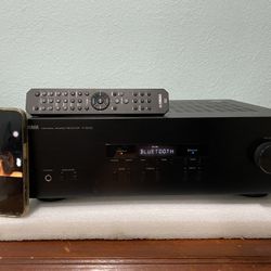 Yamaha R-S202 Stereo Bluetooth Receiver/Amplifier With Remote