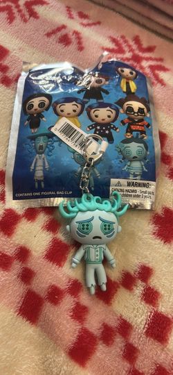 Coraline Figural Bag Clip Keychain