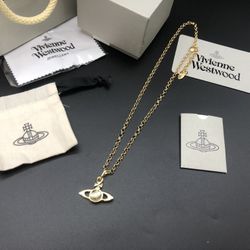 VivienneWestwood Mini bas relief pendant Gold